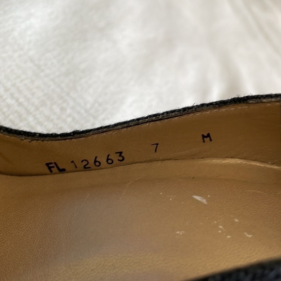 STUART Weitzman Denim Knot Peep Toe Heels Size 7 - Picture 7 of 10